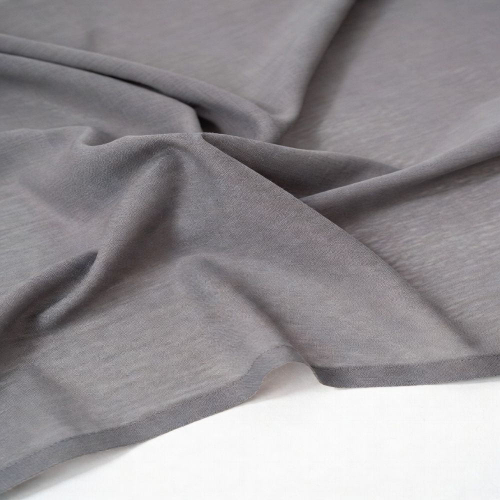 Jonkoso Premium Dove Grey Soft Crepe Fabric